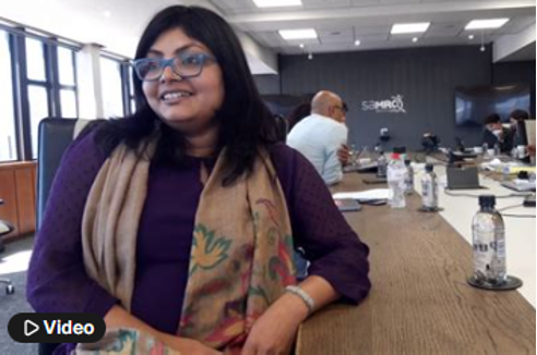 Screenshot of video interview with African Psychologies YouTube channel.